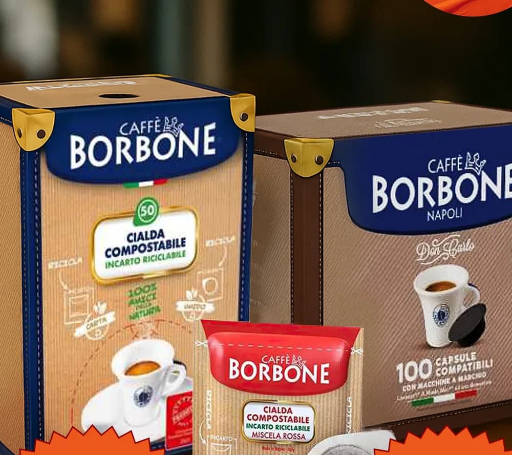Caffè Borbone – cialde e capsule – confezione da 150 bottiglie