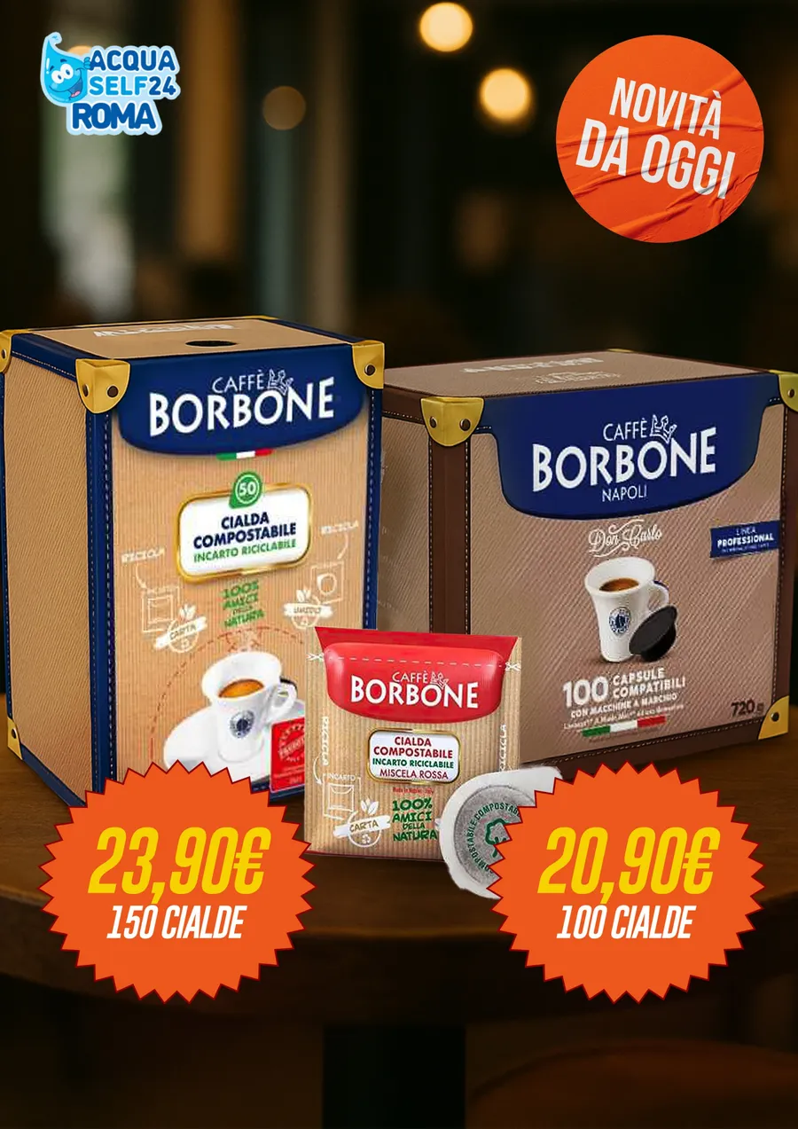 Caffè Borbone – cialde e capsule – confezione da 150 bottiglie